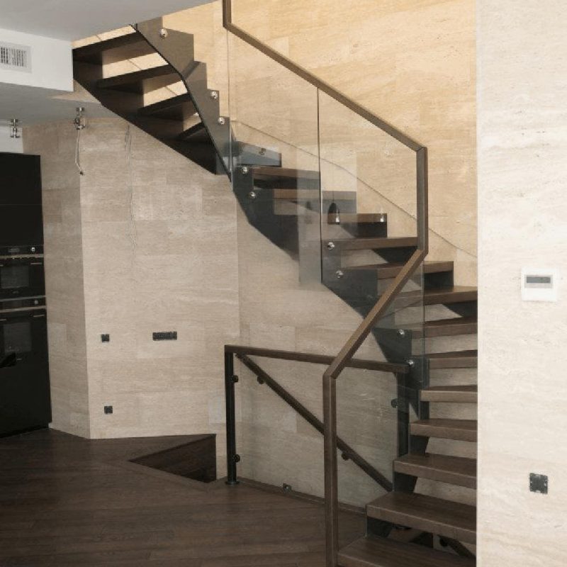 Лестница лазерной резкой